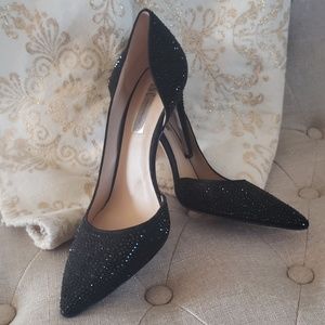 INC black sparkly pumps 8.5